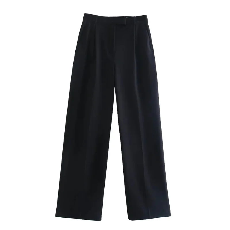 Women's High Waist Wide Leg Pants