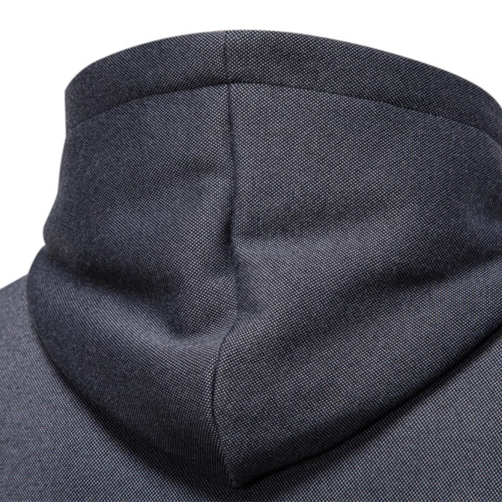 Men's Thick Hooded Zip Sweatshirt