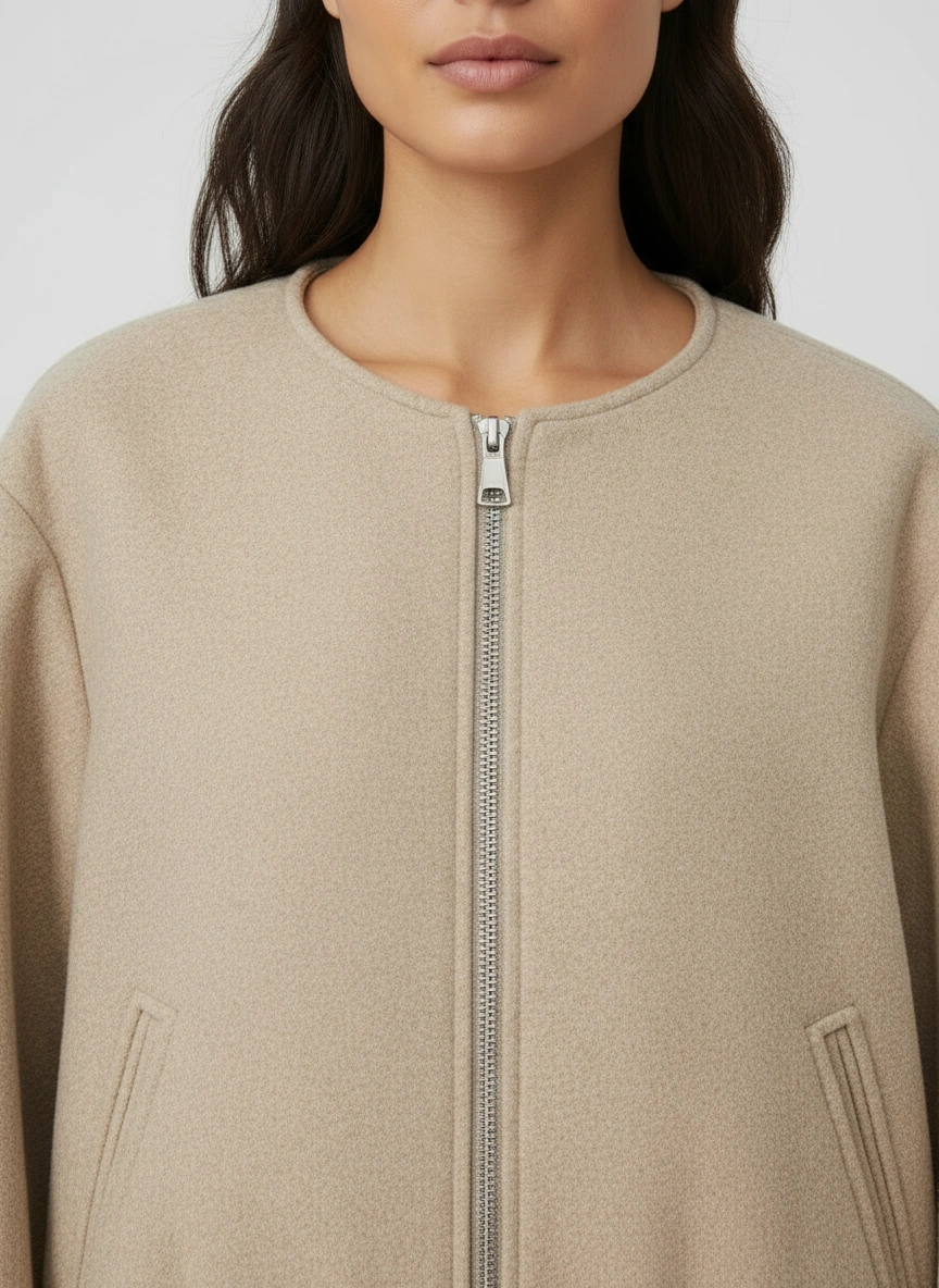 Women's Sporty Zip Jacket Polyester