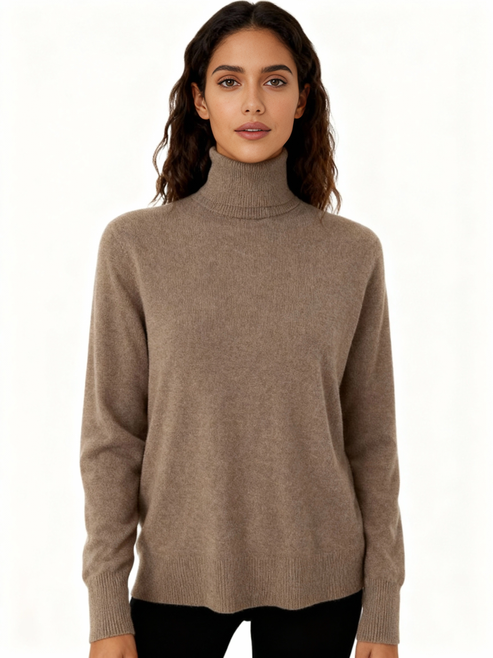 Women's Mock Neck Knit Sweater