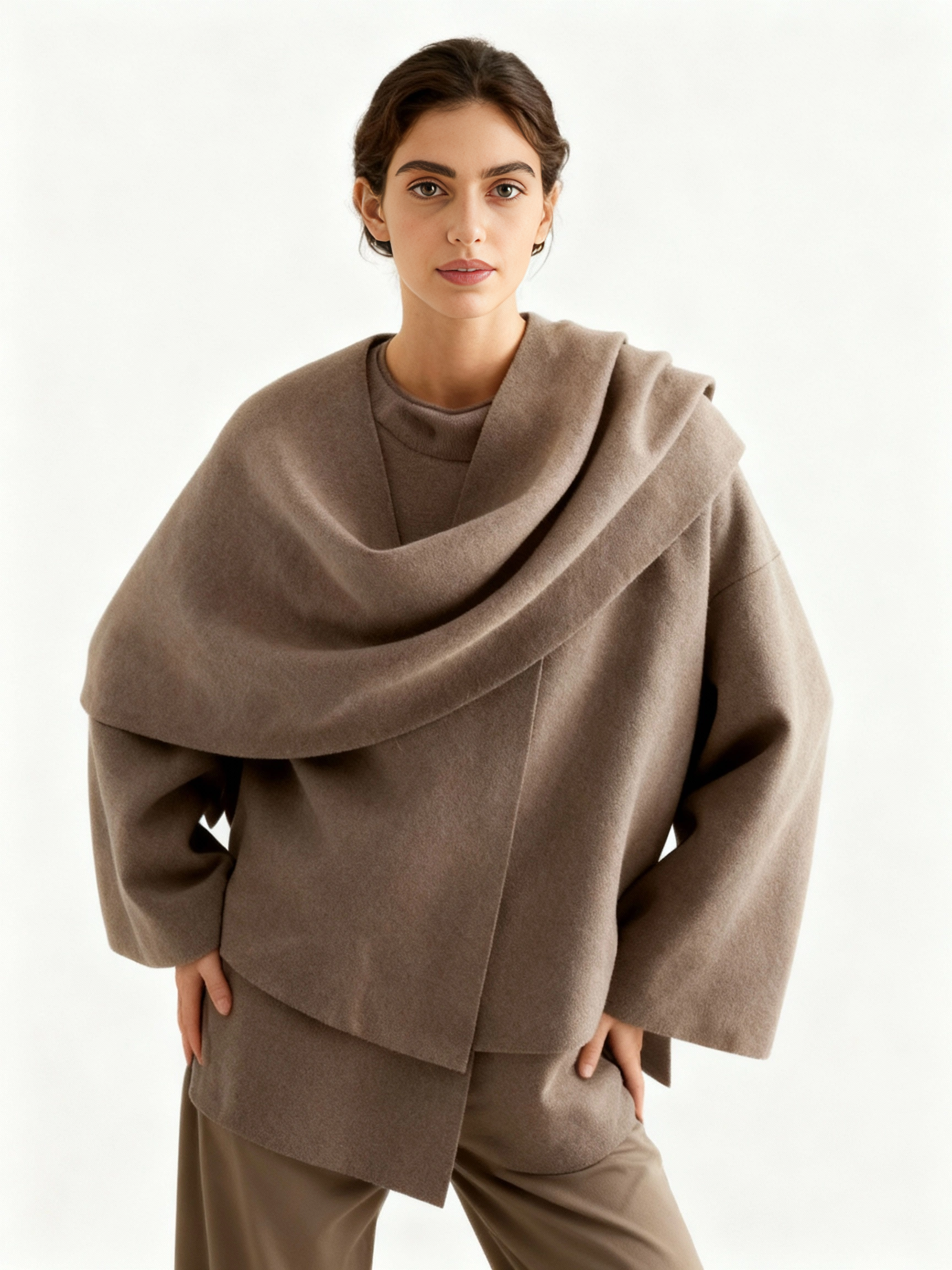 Women's Single Breasted Woven Coat